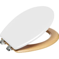 Abattant Bois + Zinc Blanc Modern