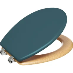 Abattant Bois + Zinc Pétrole Modern