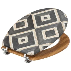 Abattant Canvas Noir