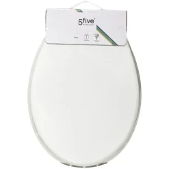 Abattant pour WC en Bois 18' Blanc