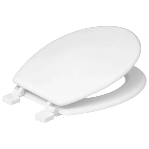 Abattant pour WC en Bois 18' Blanc