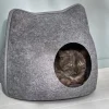Abri pour chat en Textile Chatoune Gris