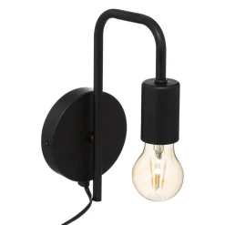 Applique Keli D12 noir en métal