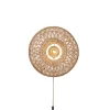 Applique murale Arizona Rotin abat-jour naturel