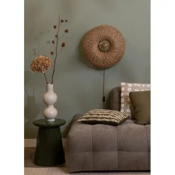 Applique murale Arizona Rotin abat-jour naturel