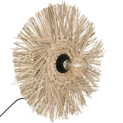 Applique murale en paille