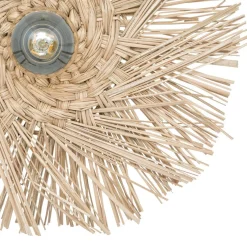 Applique murale en paille