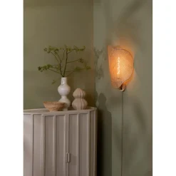 Applique murale Kinabalu bambou abat-jour naturel