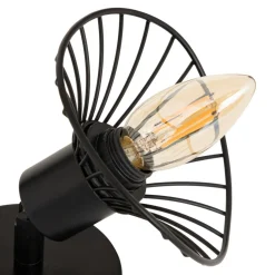 Applique murale/plafonnier Adelia noir