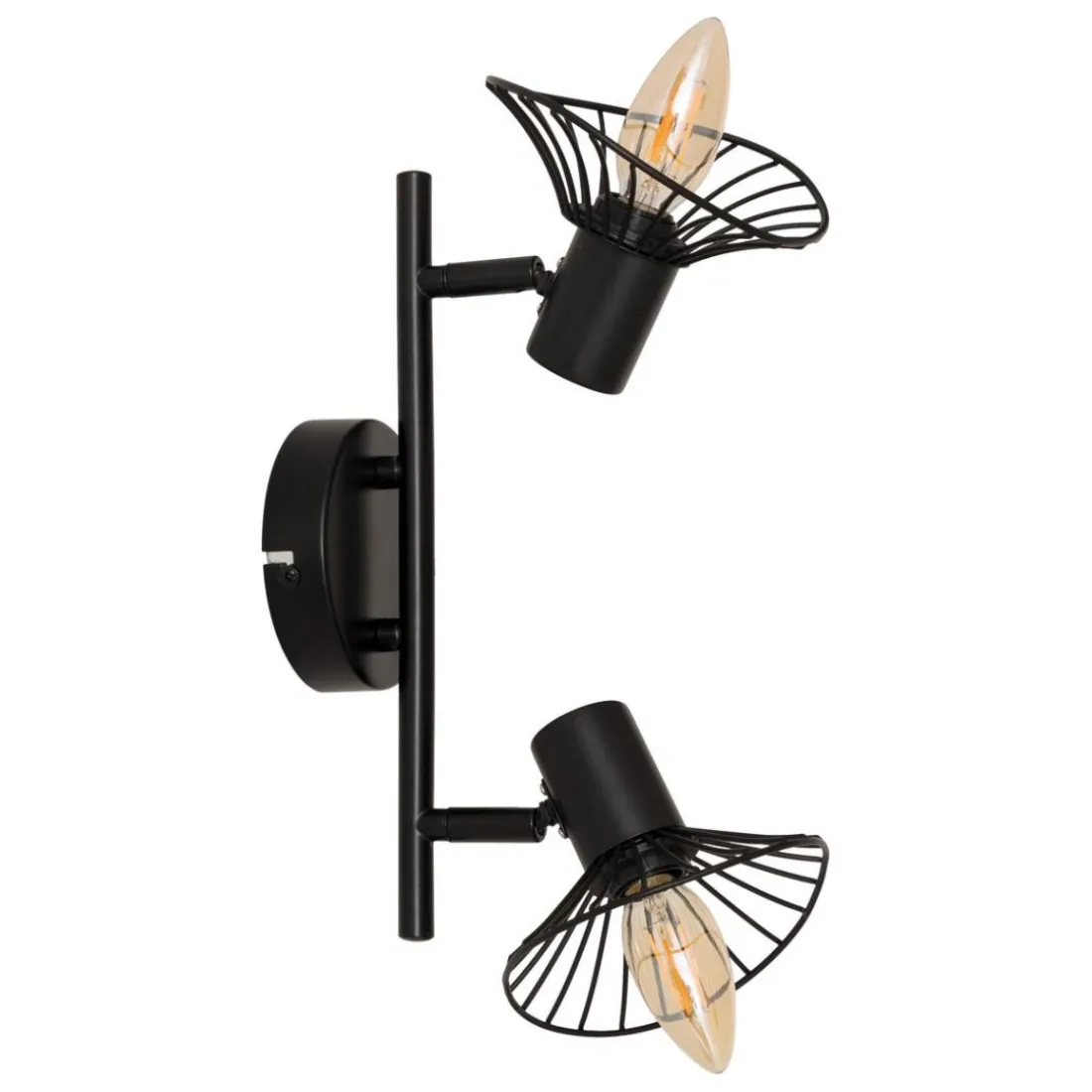 Applique murale/plafonnier Adelia noir