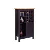 Armoire à bouteilles HELINA coloris noir