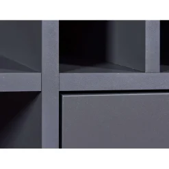 Armoire à bouteilles NELLINA coloris anthracite