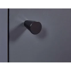 Armoire à bouteilles NELLINA coloris anthracite