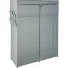 Armoire 2 penderies gris
