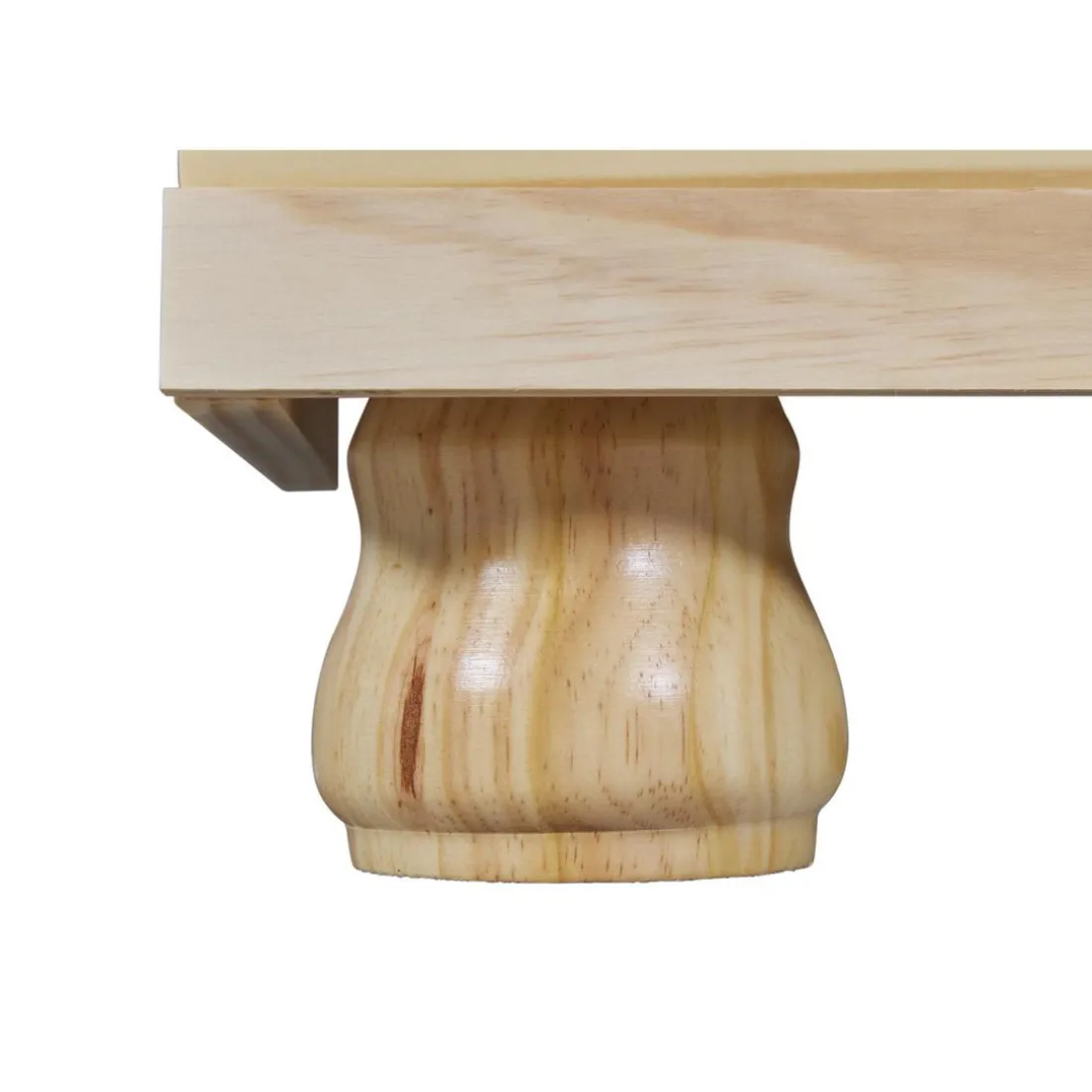 Armoire 4 étagères 1 penderie en Pin Massif LEBOSA