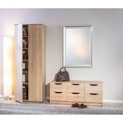 Armoire 5 étagères ELENIA