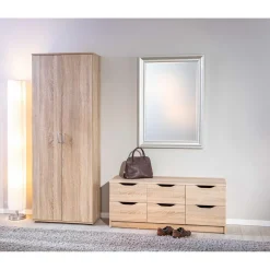 Armoire 5 étagères ELENIA