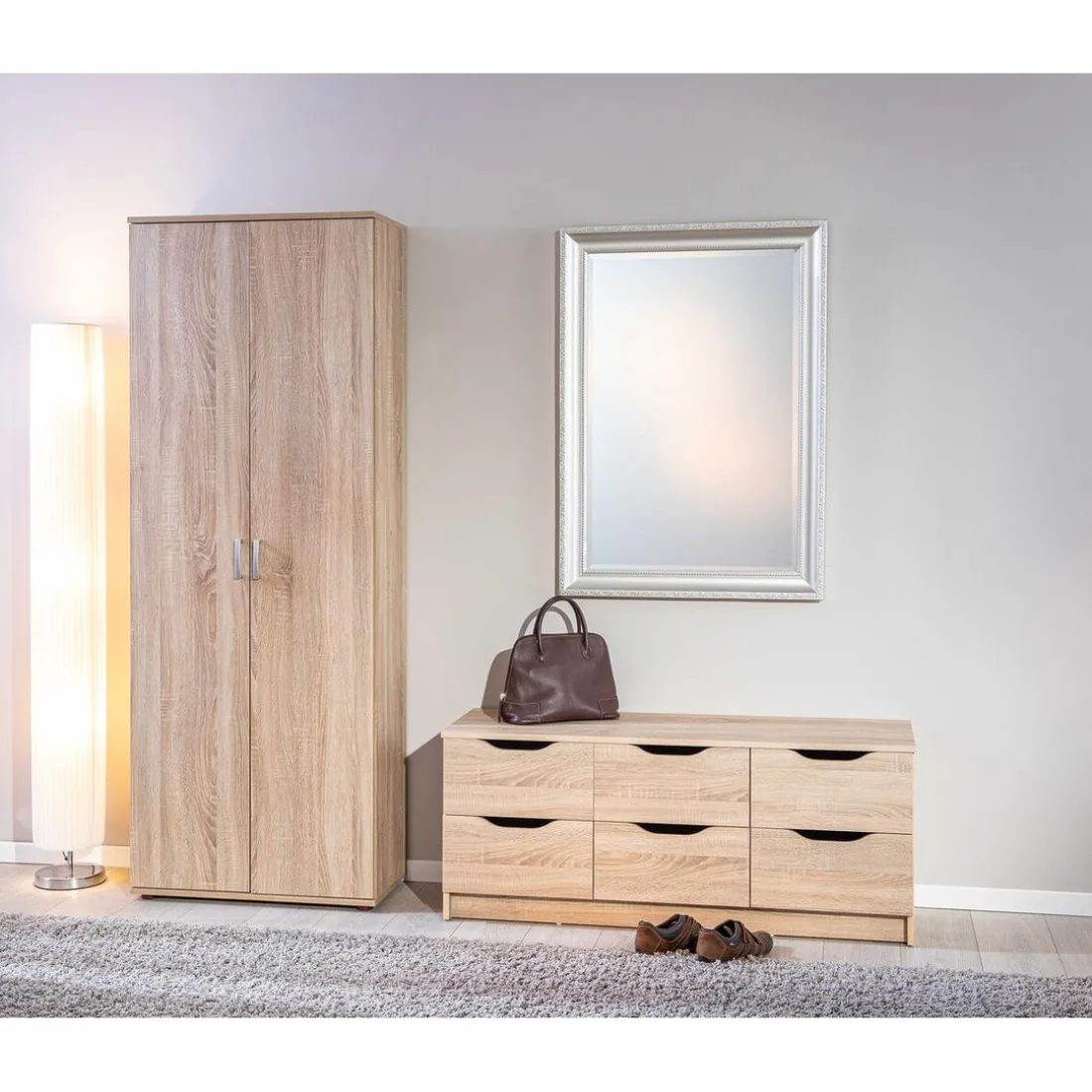 Armoire 5 étagères ELENIA