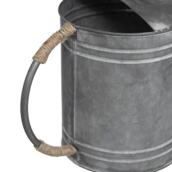 Arrosoir en métal zinc H 25 gris