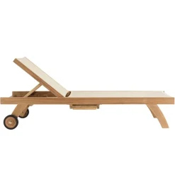 Bain de soleil textilène couleur beige