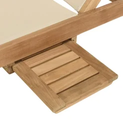 Bain de soleil textilène couleur beige