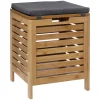 Banc de rangement bambou