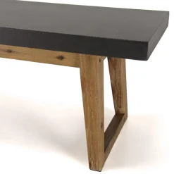 Banc effet béton foncé HECTOR