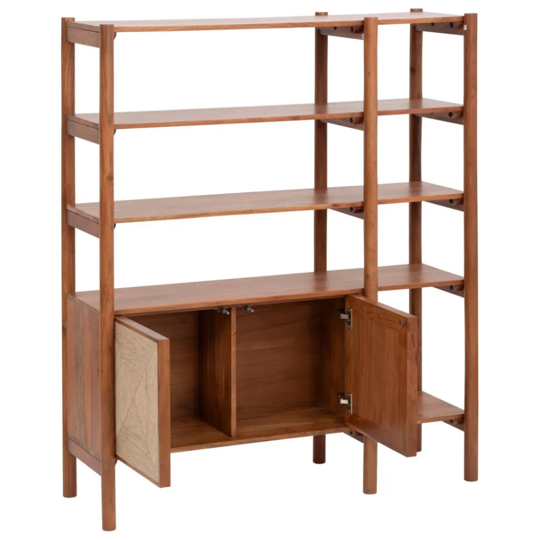 Bibliothèque en bois 2 portes