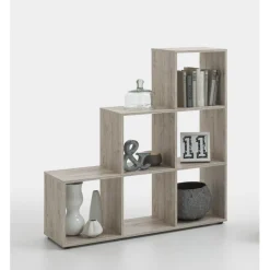 Bibliothèque escalier 6 cases DALIA