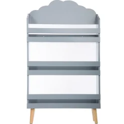 Bibliothèque nuage gris 3 étagères