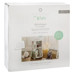 Bibliothèque ronde grise