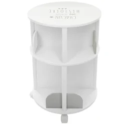 Bibliothèque ronde grise