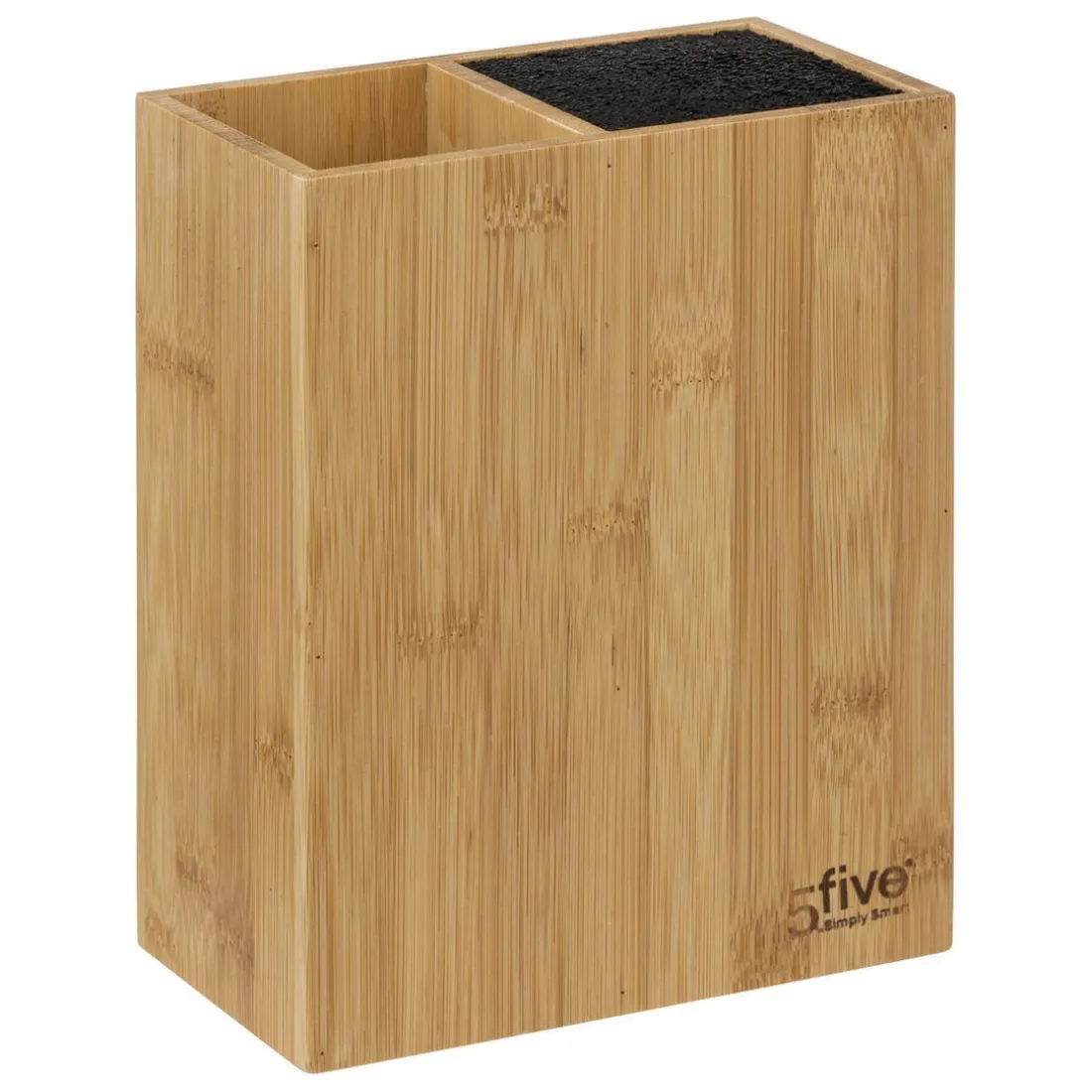 Bloc 5 couteaux & 5 ustensiles manche bambou