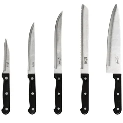 Bloc 11 couteaux avec aiguisoir/ciseaux