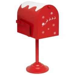 Boite lettres métal rouge