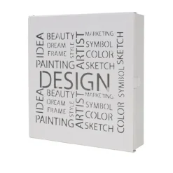 Boites à clé Design métal laqué blanc