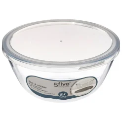 Bol à mixer 2,7L avec couvercle en verre