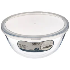 Bol à mixer 4,4L avec couvercle en verre