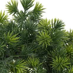 Bonsaï artificiel en céramique et galet bleu