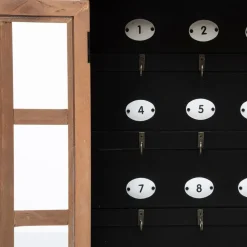 Boîte à clé en bois et pin noir