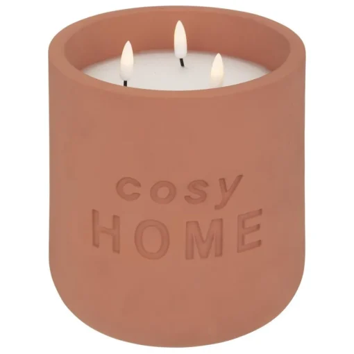 Bougie Led terracotta