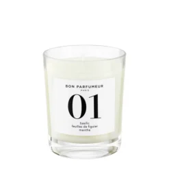Bougie Parfumée 01 Basilic Feuille de Figuier Menthe
