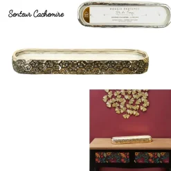 Bougie Parfumée Céramique Or Du Temps 6 Mèches M4voir