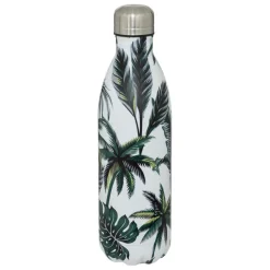 Bouteille Isotherme en INOX 1L Motif Tropical Palmier