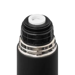 Bouteille isotherme 1L Noir avec couvercle tasse