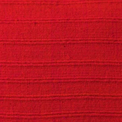 Boutis, plaid ou jeté de canapé uni en coton ORION - Rouge