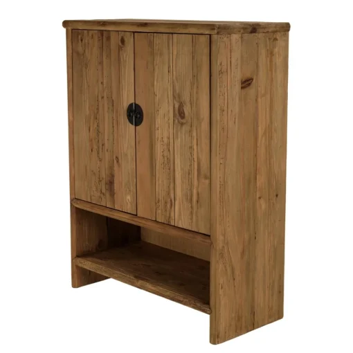 Buffet 2 portes 1 niche bois pin recyclé SANDY