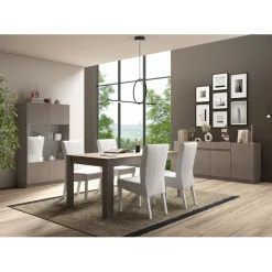 Buffet 4 portes 1 tiroir bonze