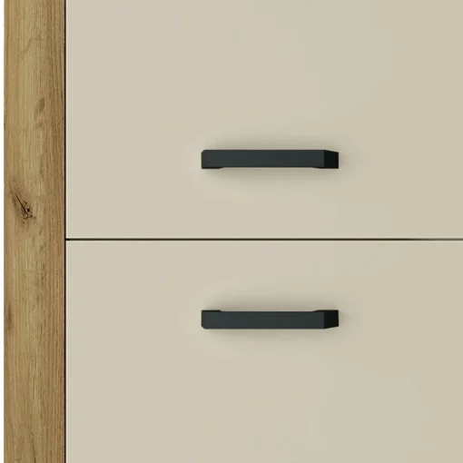 Buffet 4 portes battantes Chêne Clair