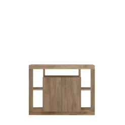 Buffet 2 portes chene marron foncé